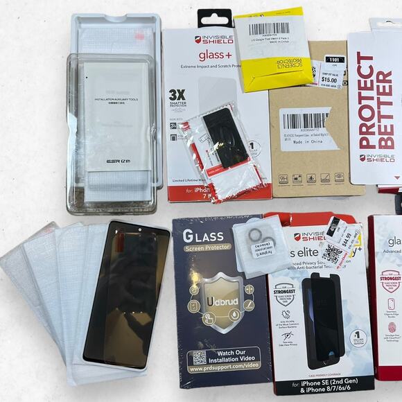 Lot Phone Screen Protector Iphone and‎ Androids Missing Package - Picture 2 of 3
